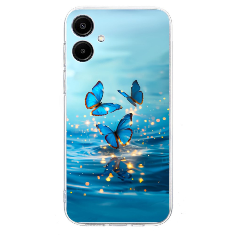 Samsung Galaxy A07 sininen perhoset Suojakuori
