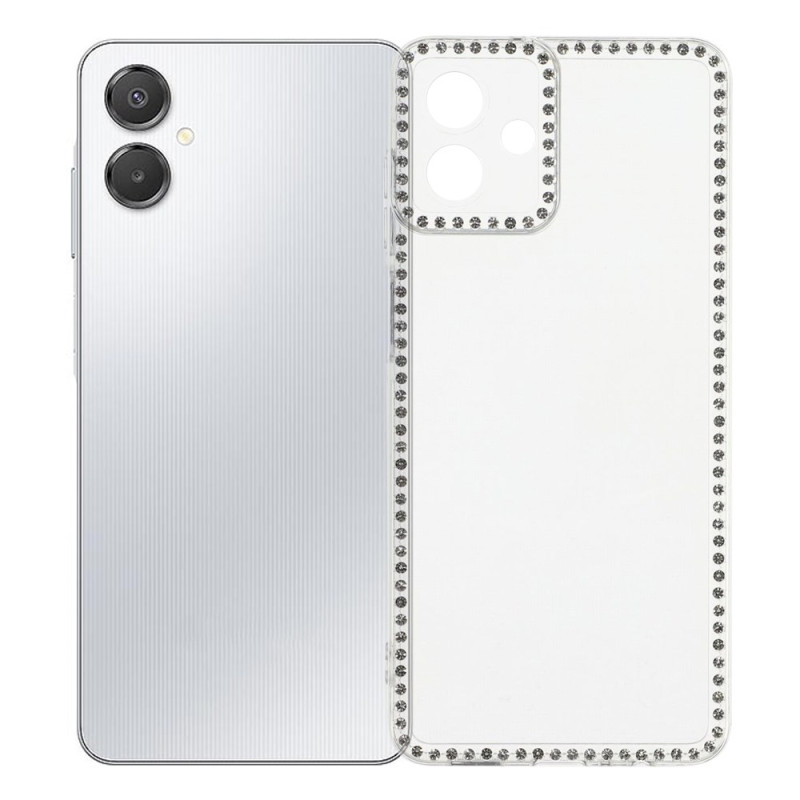 Samsung Galaxy A07 Läpinäkyvä
 & Strass Suojakuori
