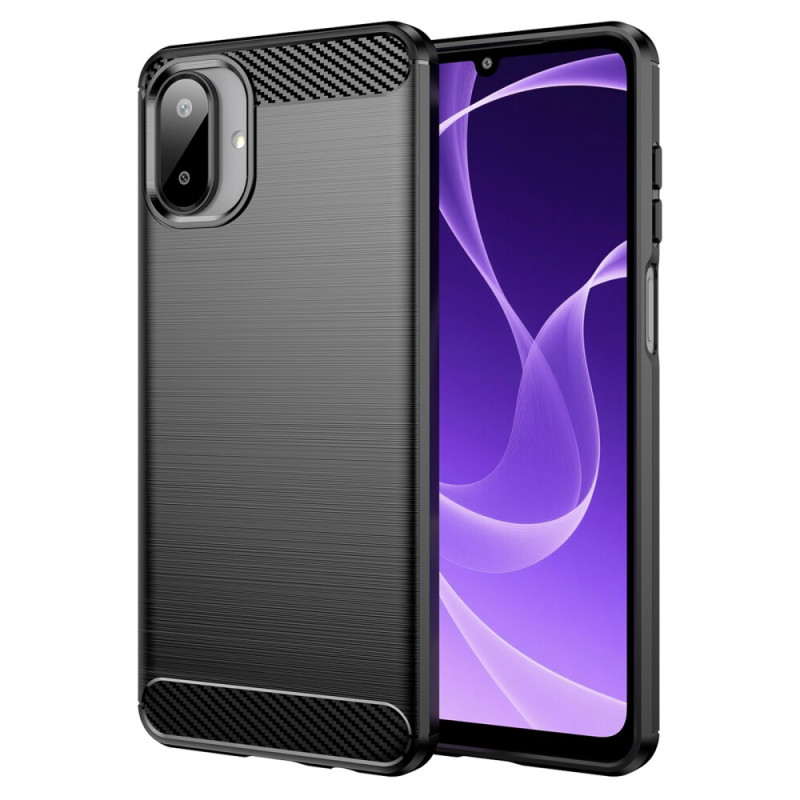 Samsung Galaxy A07 Harjattu hiilikuitu suojakuori
