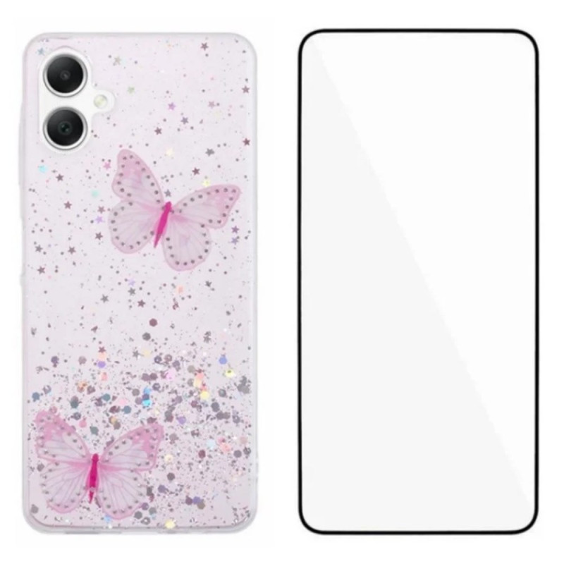 Samsung Galaxy A07 Paljetti
Suojakuori
näytönsuojuksella