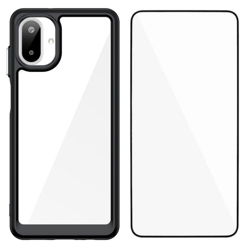 Samsung Galaxy A07 Hybridikotelo, jossa on näytönsuojain