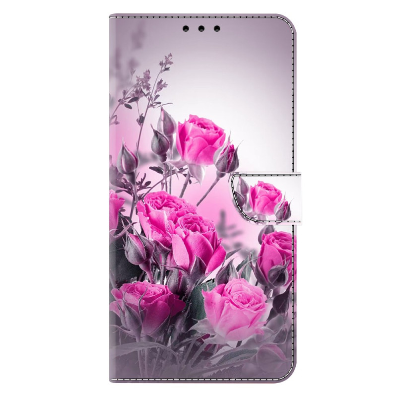 Samsung Galaxy A17 5G violetti kukka kenttä suojakuori
