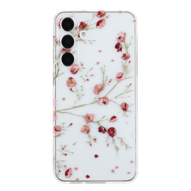 Coque Samsung Galaxy A17 5G Florale Rouge