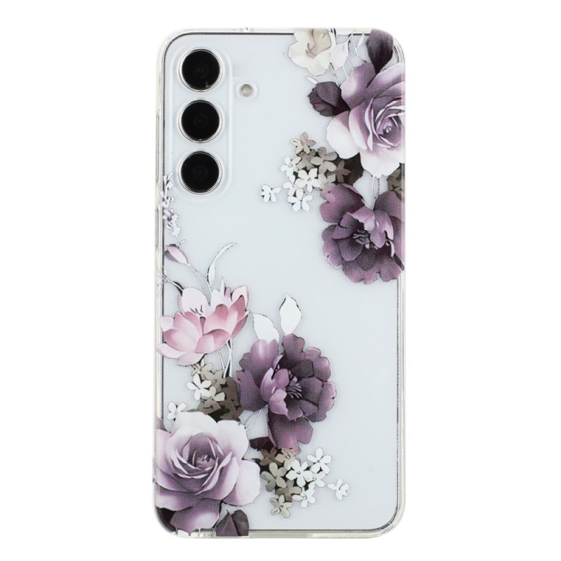 Coque Samsung Galaxy A17 5G Pivoines Violettes