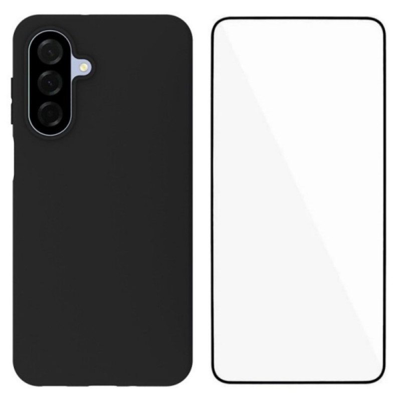 Samsung Galaxy A17 5G Silikoni suojakuori
 panssarilasi
 näytön suojakalvoilla