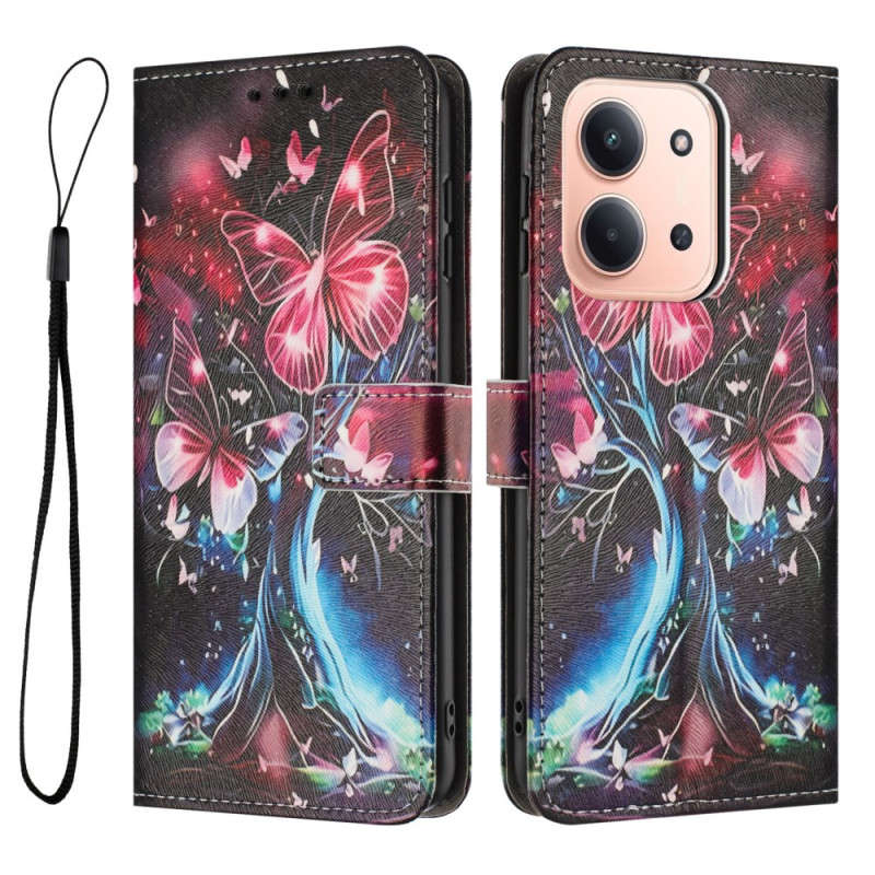 Housse Xiaomi Redmi 15C 4G Arbre au Papillons