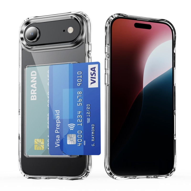iPhone 17 Air läpinäkyvä kortti suojakuori