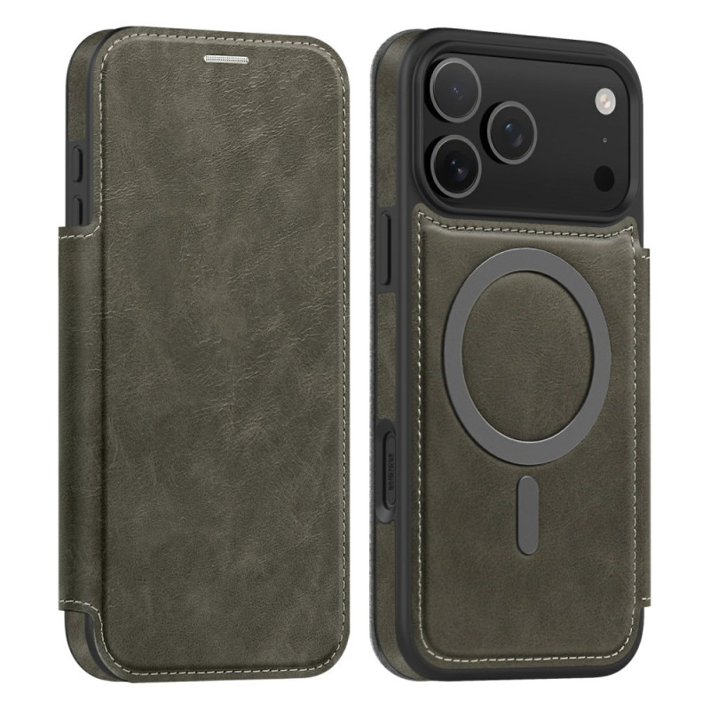 Flip Cover iPhone 17 Pro Max MagSafe Yhteensopiva RFID-kortinhaltijan kanssa