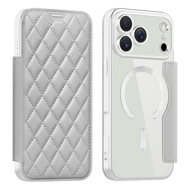Flip Cover iPhone 17 Pro Max Yhteensopiva MagSafe Pehmustettu