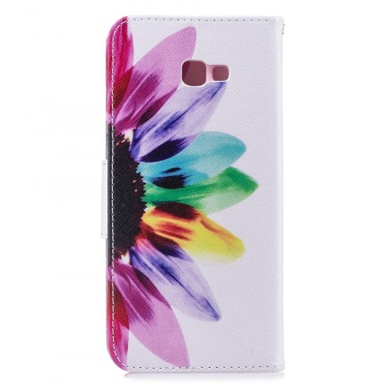 Samsung Galaxy J4 Plus akvarelli kukka kotelo