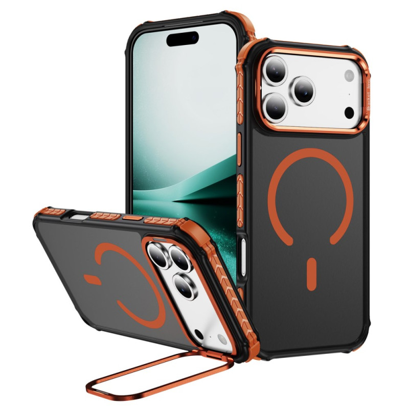 Coque iPhone 17 Pro Max Support pour Objectif Compatible MagSafe Noire