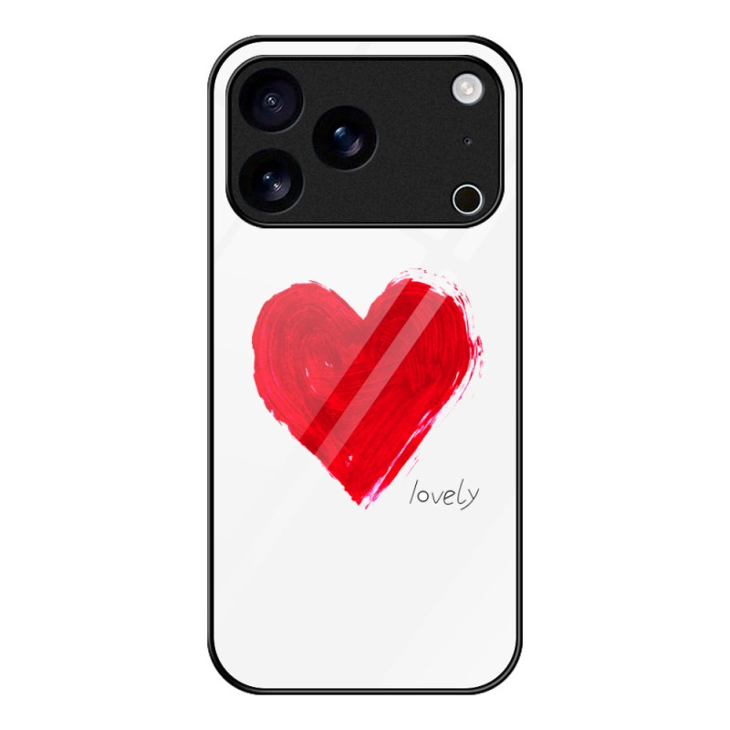 iPhone 17 Pro Max kova suojakuori
 sydän punainen