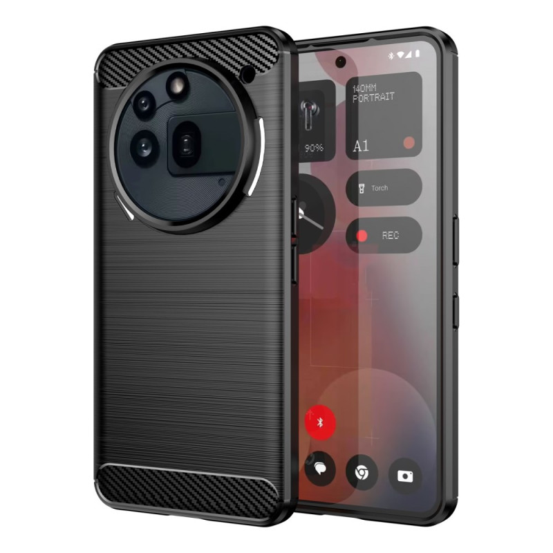 Coque Nothing Phone (3a) Pro Fibre Carbone Brossée