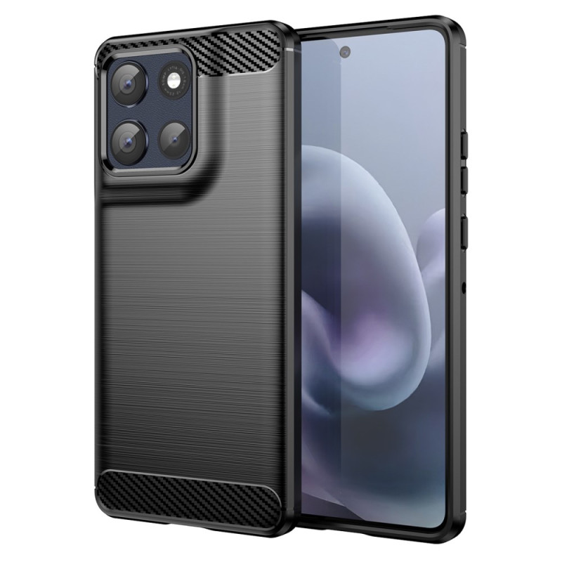 Moto G86 5G harjattu hiilikuituinen suojakuori