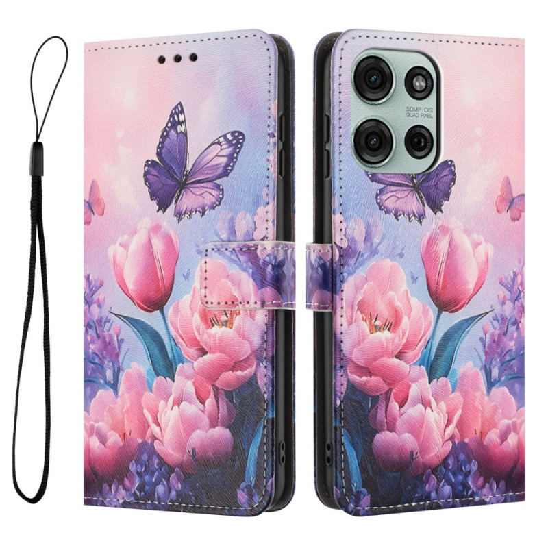 Moto G86 5G / G86 Power 5G Suojakuori
Kukka vaaleanpunainen