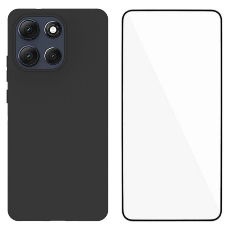 Moto G86 Power 5G Silikoni suojakuori
 näytönsuojuksella