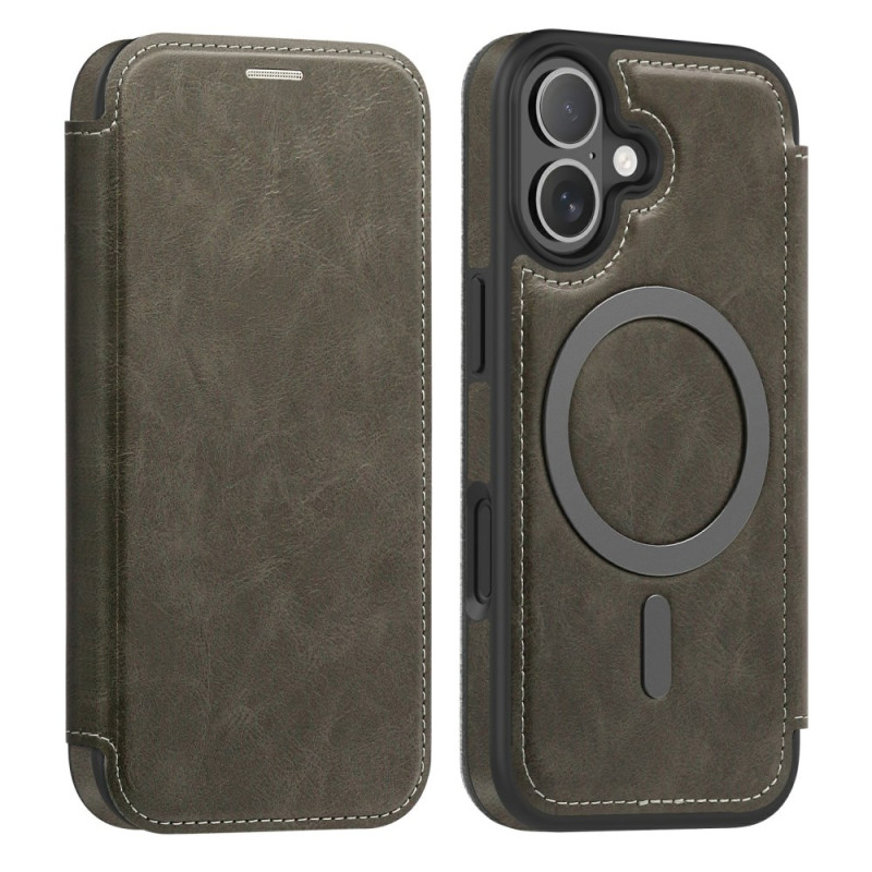 Fllip Cover iPhone 17 Yhteensopiva MagSafe RFID korttitasku