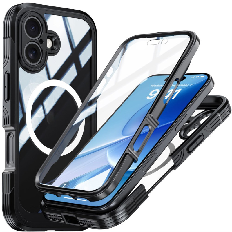 iPhone 17 Magneettinen hybridi suojakuori
, jossa on näytönsuojain