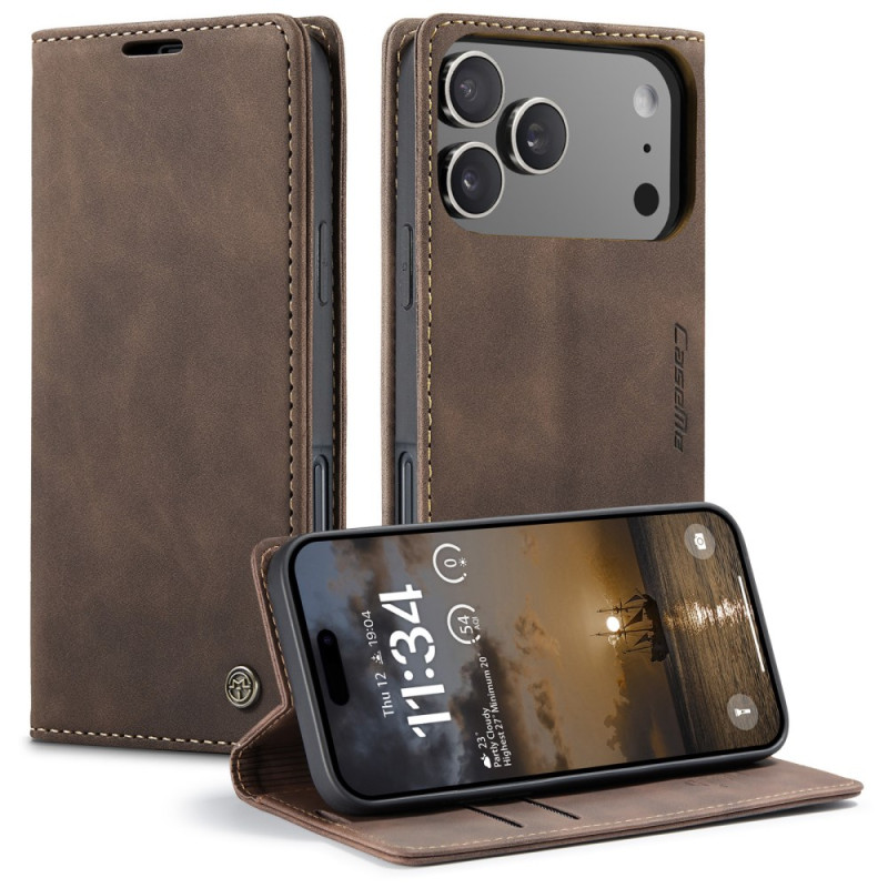 Flip Cover iPhone 17 Pro lompakko CASEME