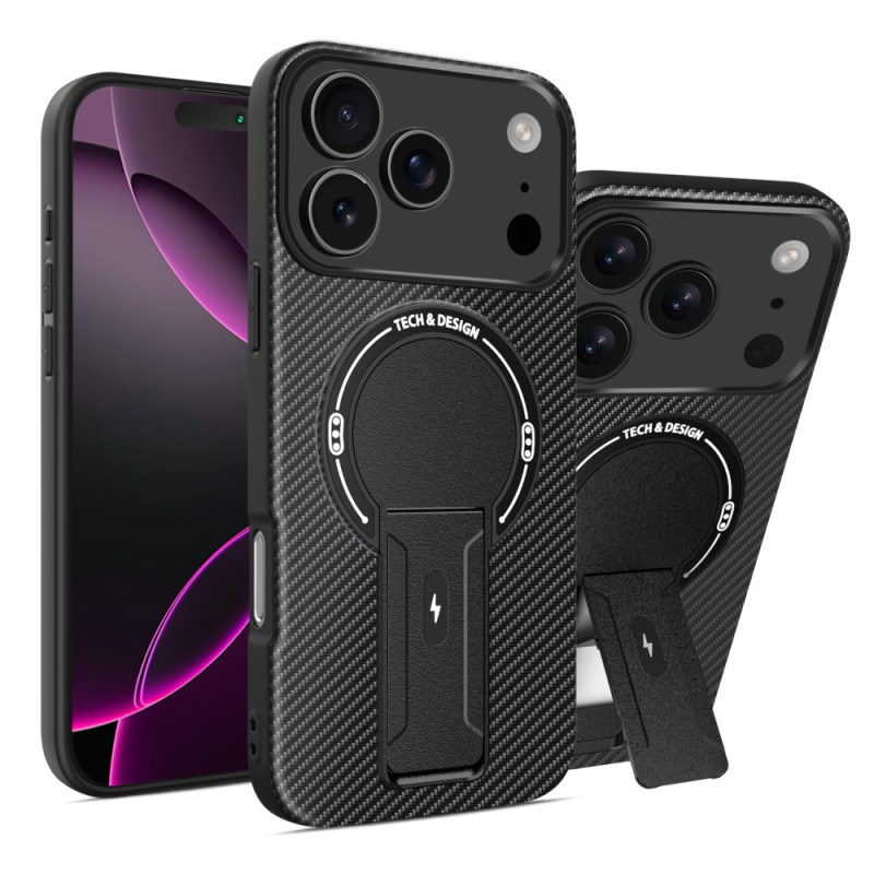 Kestävä iPhone 17 Pro -suojakuori
jalustalla