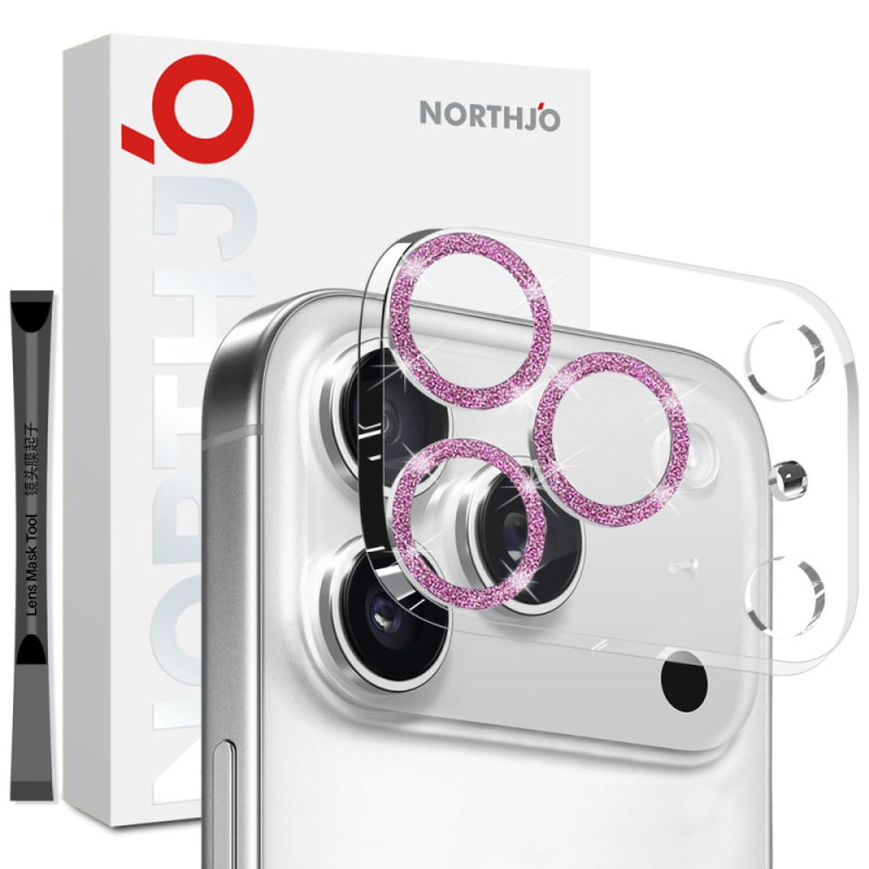 Protecteur de Lentilles pour iPhone 17 Pro Design Pailletté