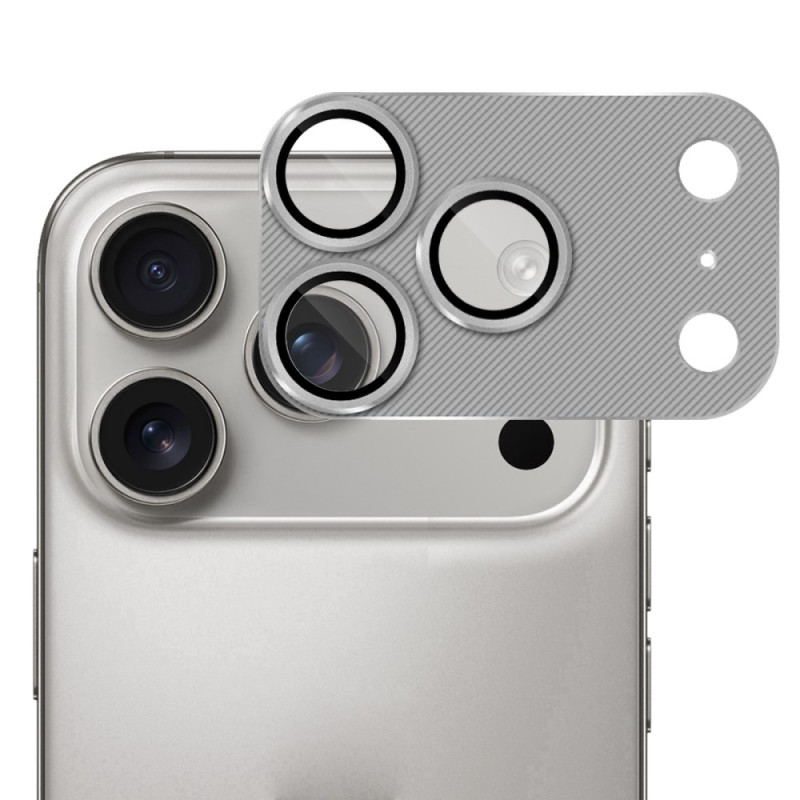 Panssarilasi
 ja alumiininen linssin suojus iPhone 17 Pro Maxille