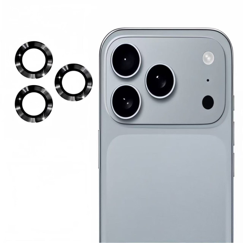 Suojalinssi iPhone 17 Pro:lle Värilliset renkaat