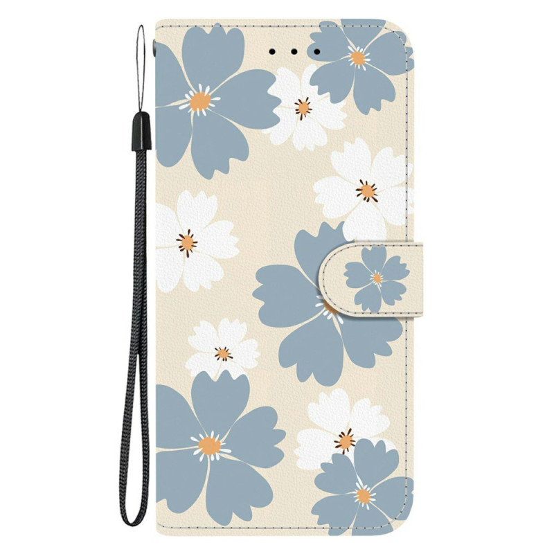 Housse Sony Xperia 10 VII Marguerite Bleues