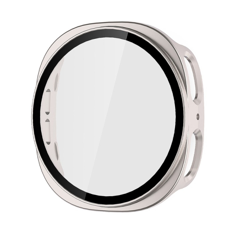 Samsung Galaxy Watch8 44mm Muovikotelo karkaistulla lasisuojalla varustetulla suojalasilla