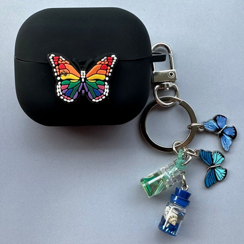 Suojakuori
Samsung Galaxy Buds3 Pro / Buds3 värillinen perhonen riipuksella varustettuna