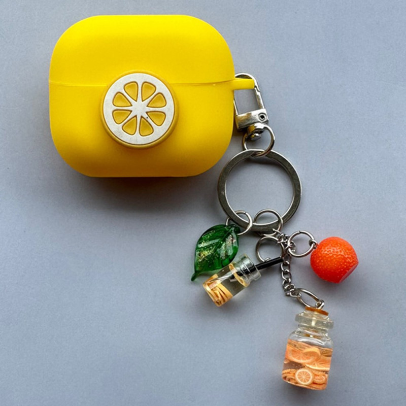Samsung Galaxy Buds3 Pro / Buds3 Lemon Suojakuori
 riipuksella varustettuna