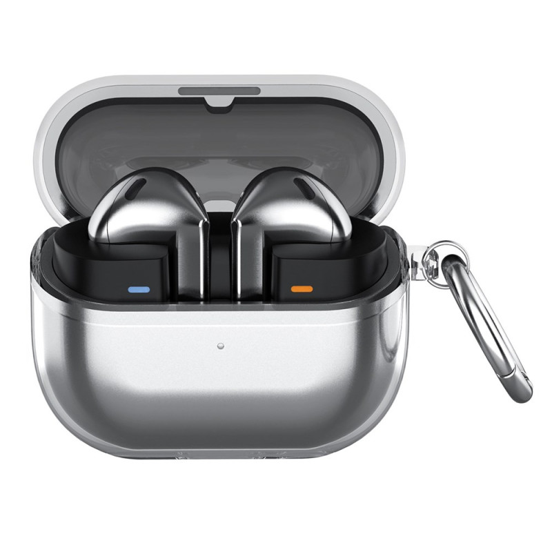 Samsung Galaxy Buds3 Pro / Buds3 läpinäkyvä
 värillinen suojakuori

