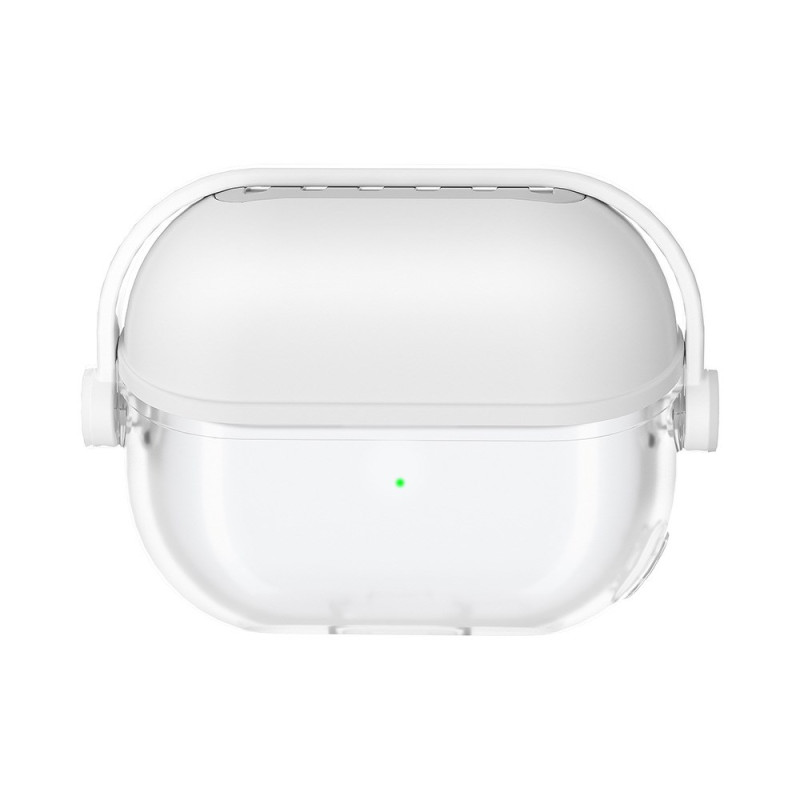 Samsung Galaxy Buds3 Pro / Buds3 Pro nestemäinen silikoni suojakuori
 pyörivällä jalustalla