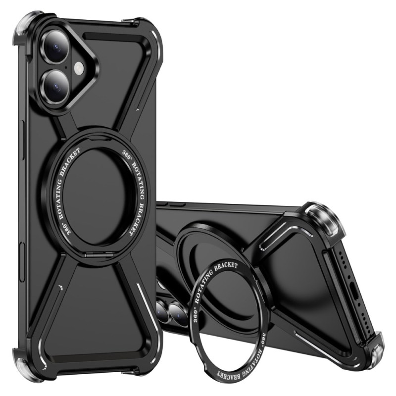 Puskurikotelo iPhone 16:lle Pyörivä tuki ja MagSafe-yhteensopivuus