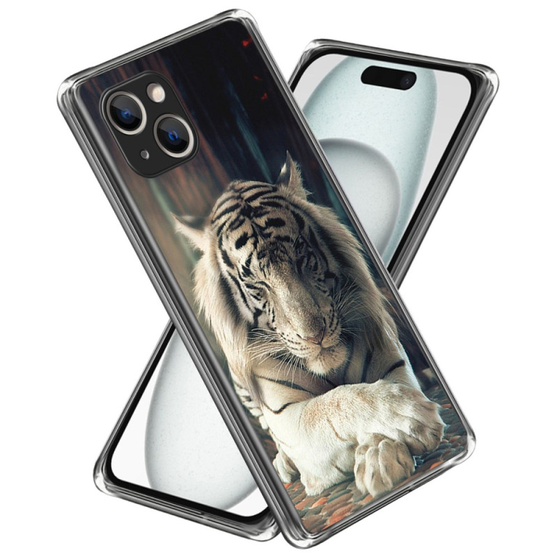 Suojakuori
 iPhone 15 Tiger Valkoinen
