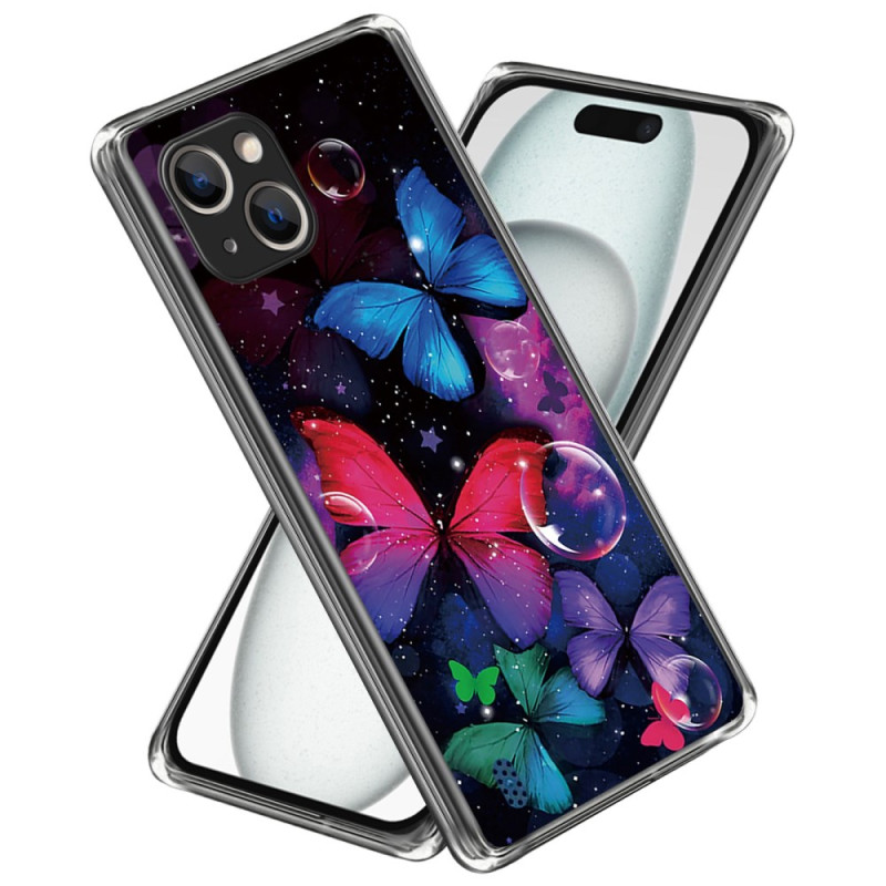 Suojakuori
 iPhone 15 Värilliset perhoset