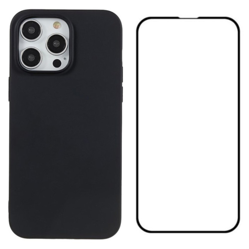 iPhone 15 Pro silikonikuori
 ja näytönsuojaus