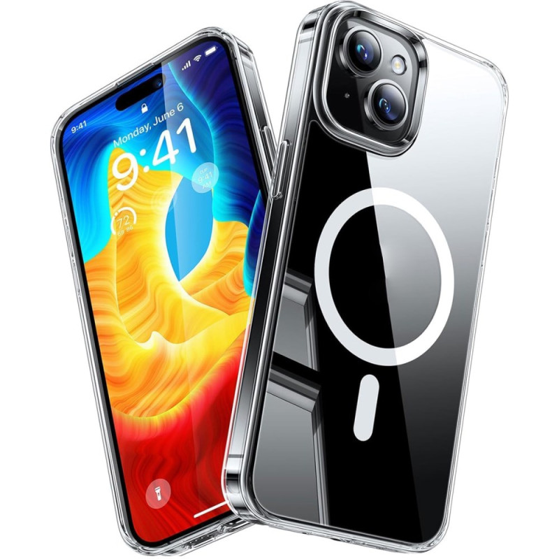 iPhone 15 Plus suojakuori
MagSafe läpinäkyvä Premium Design