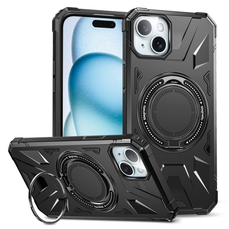 iPhone 15 Plus MagSafe-suojakuori
, jossa on integroitu metallitehostekotelo