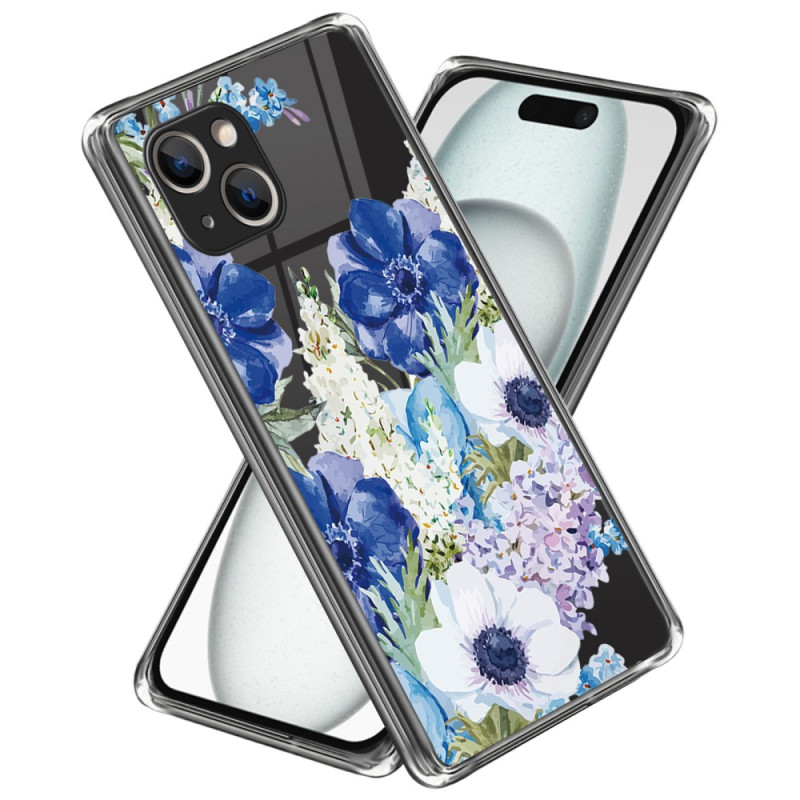 Kukkainen iPhone 15 Plus suojakuori
