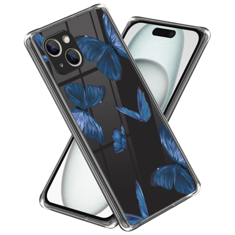 Suojakuori
 iPhone 15 Plus Siniset perhoset