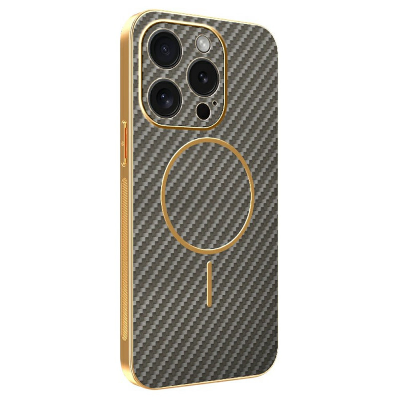 Hiilikuitu tekstuuri iPhone 15 Pro suojakuori