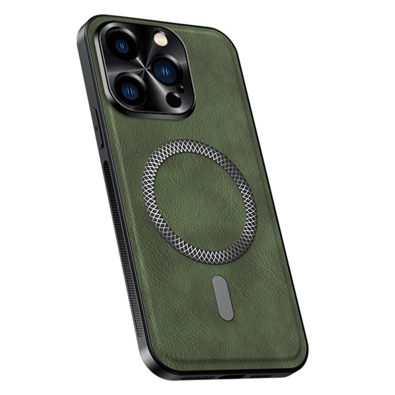 Nahkatehosteinen iPhone 15 Pro -suojakuori
MagSafe