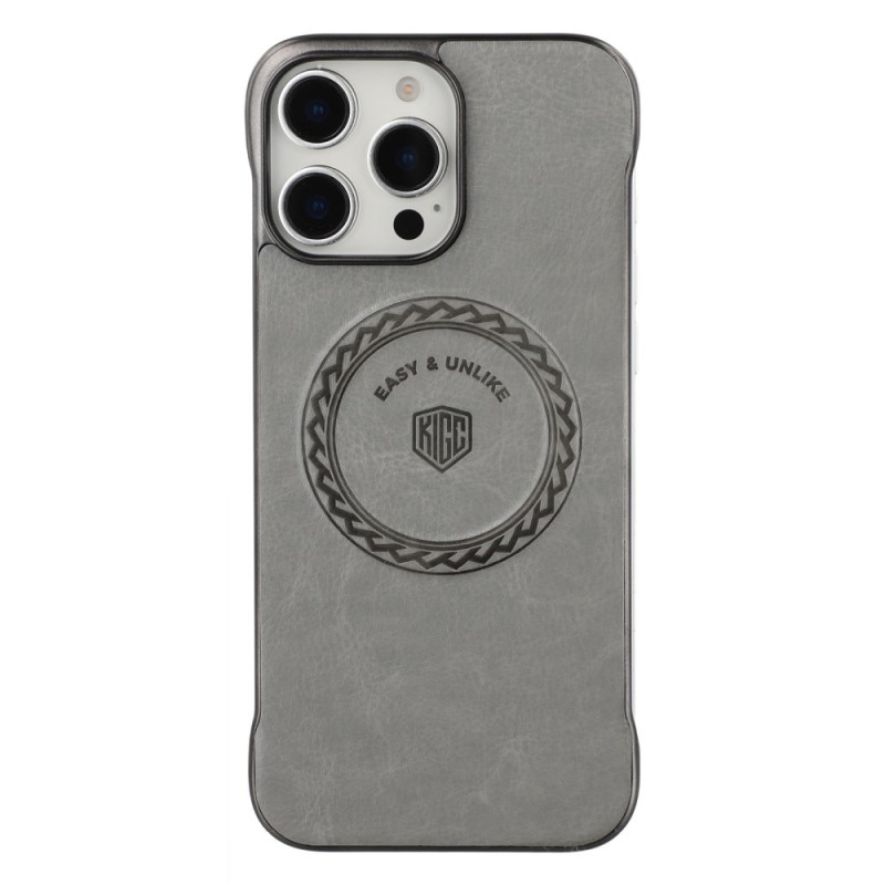 iPhone 15 Pro suojakuori
 MagSafe Leather Effect Metallic Finish - metallipintainen suojakuori
