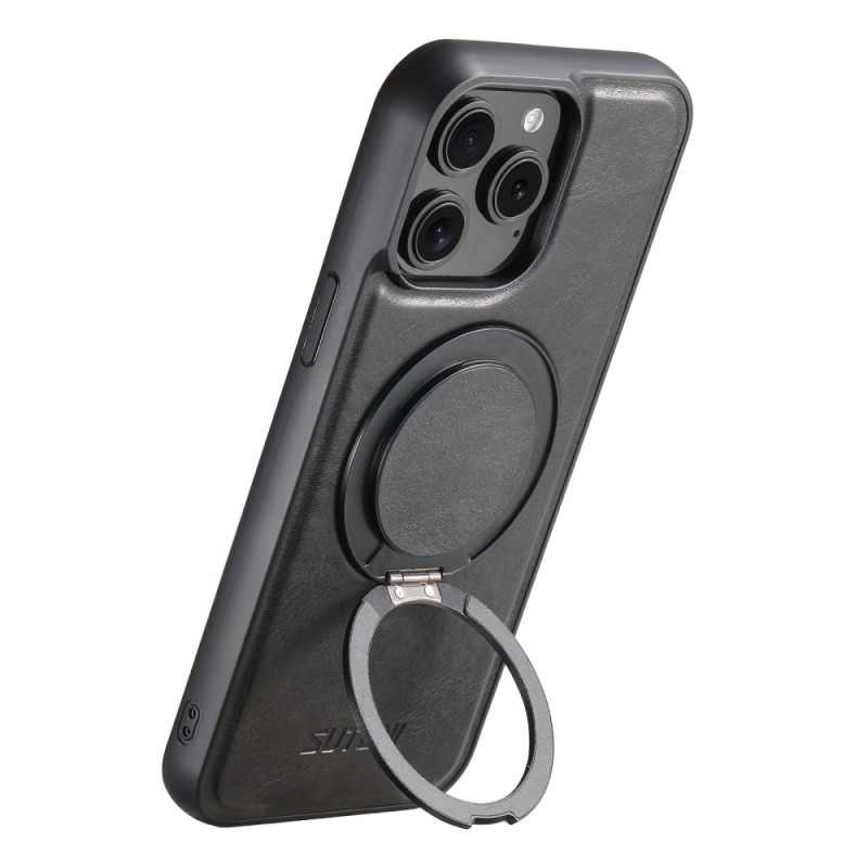 iPhone 15 Pro Suojakuori
 MagSafe Leather Effect Ring-tuki