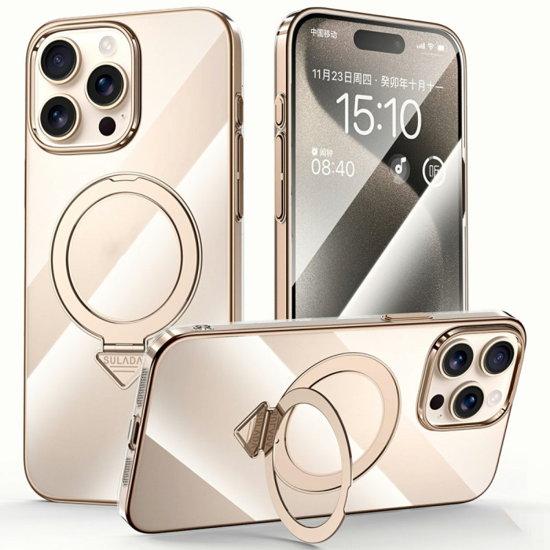 iPhone 15 Pro MagSafe -suojakuori
 jalustalla