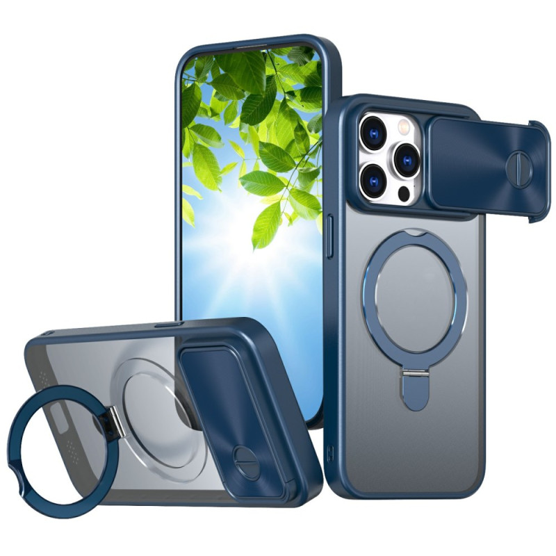 iPhone 15 Pro MagSafe -suojakuori
, jossa on liukuva linssisuojaus