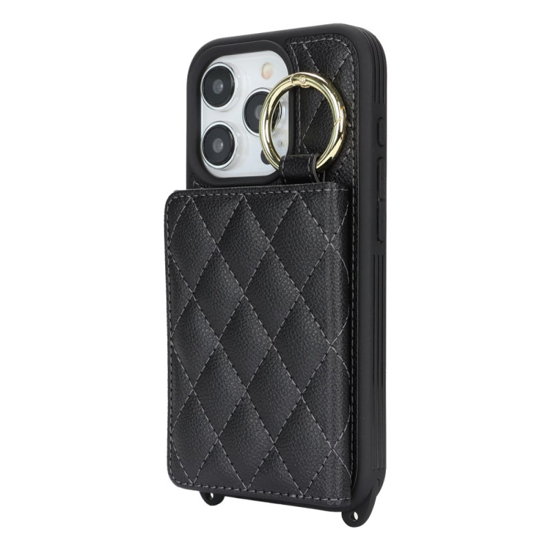 iPhone 15 Pro RFID lompakko suojakuori
 olkahihnalla