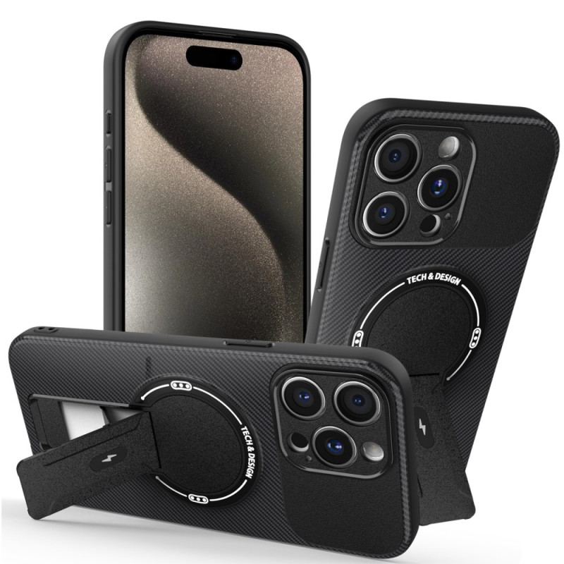 iPhone 15 Pro Max -hybridikotelo jalustalla