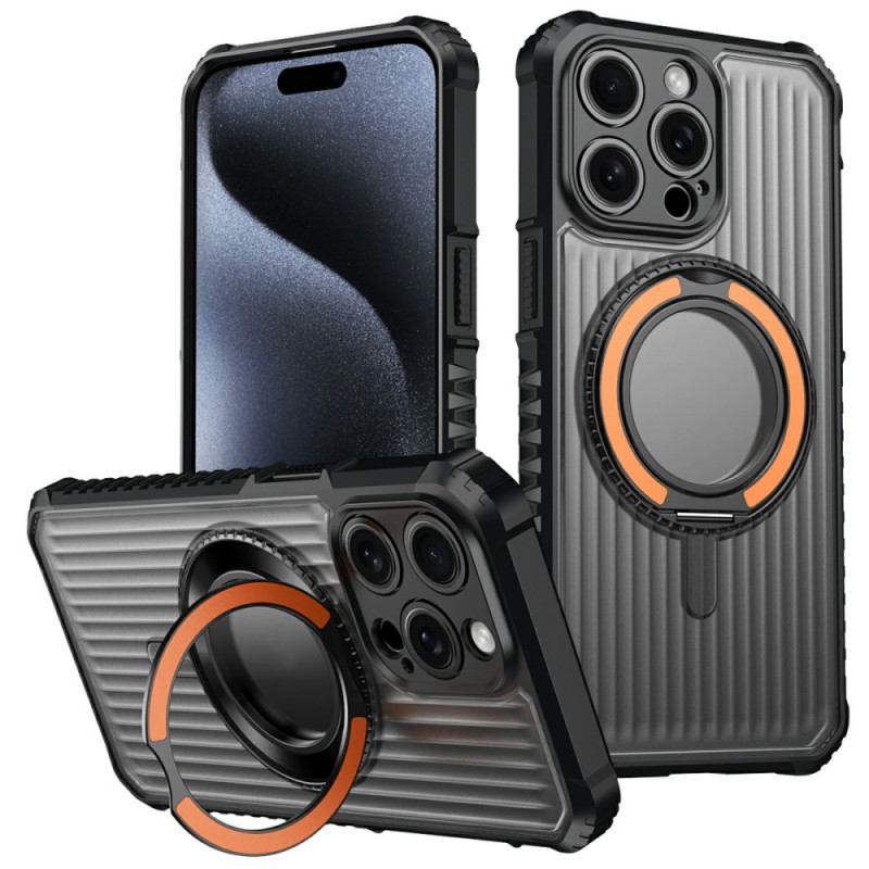 iPhone 15 Pro Max Suojakuori MagSafe 360° pyörivä jalusta